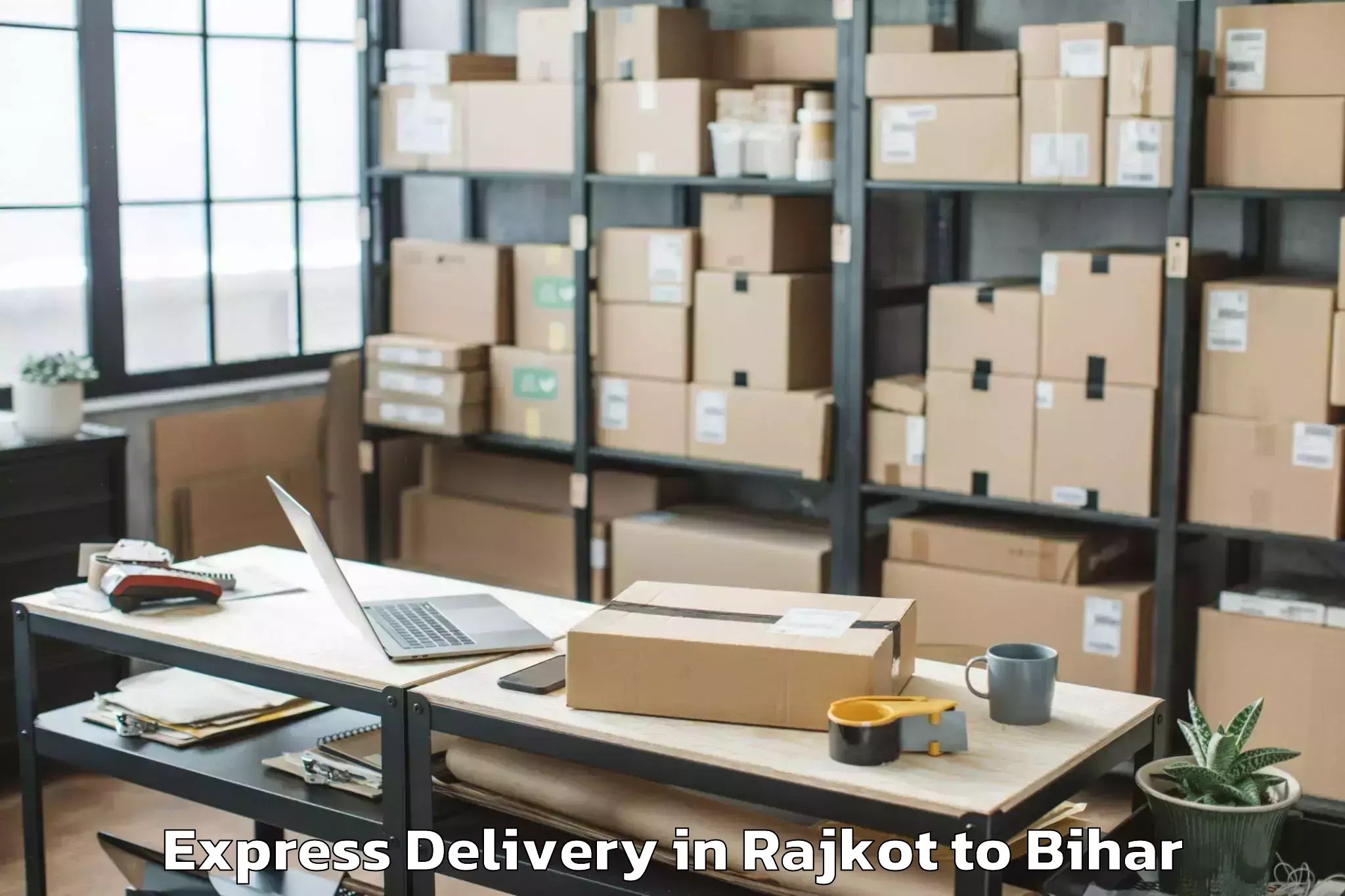 Discover Rajkot to Koath Express Delivery